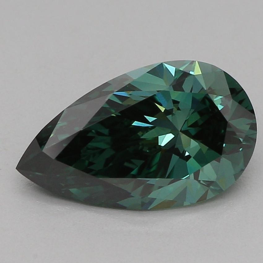 1.01 Ct. Fancy Deep Green Pear Lab Grown Diamond