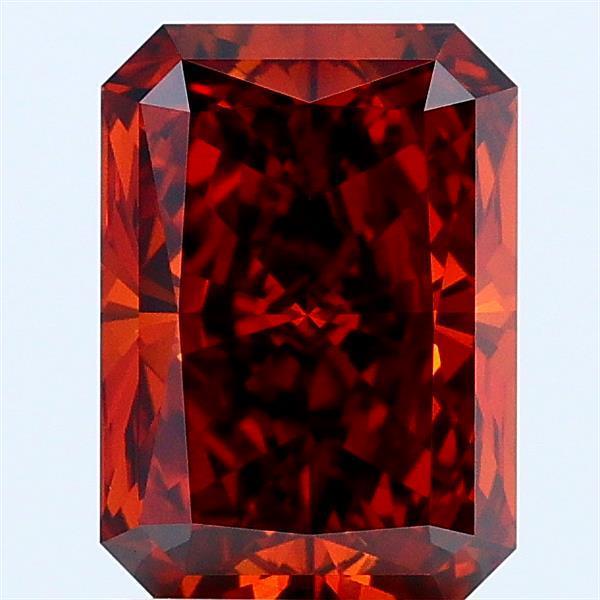 1.66 Ct. Fancy Deep Orange Radiant Lab Grown Diamond