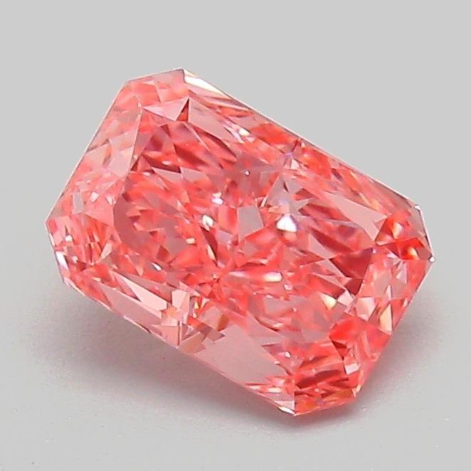 1.04 Ct. Fancy Vivid Pink Radiant Lab Grown Diamond