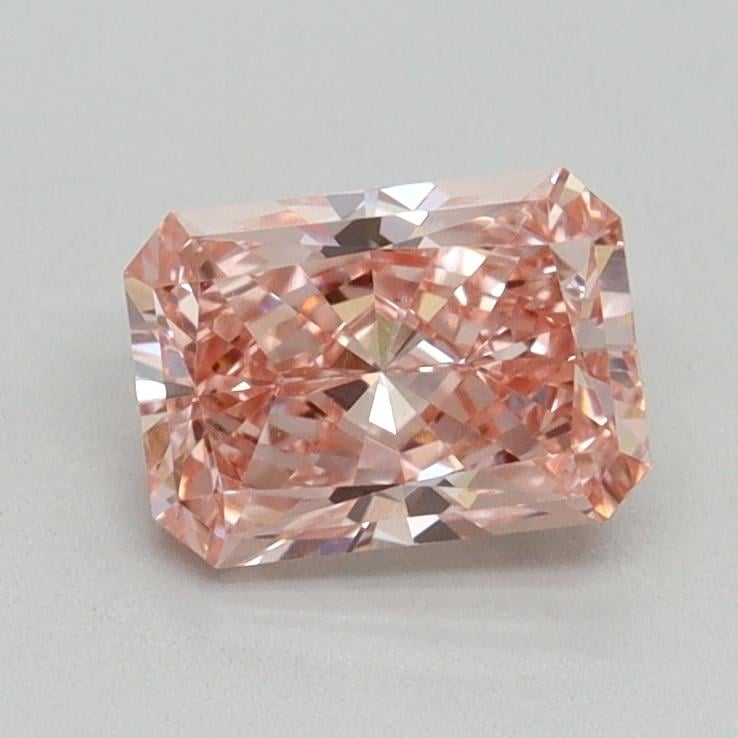 1.00 Ct. Fancy Vivid Pink Radiant Lab Grown Diamond
