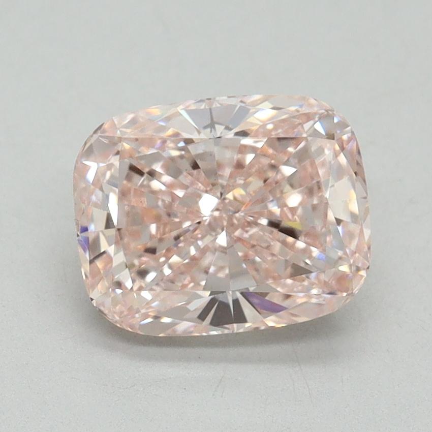 1.96 Ct. Fancy Intense Pink Cushion Lab Grown Diamond