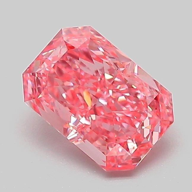 1.05 Ct. Fancy Vivid Pink Radiant Lab Grown Diamond