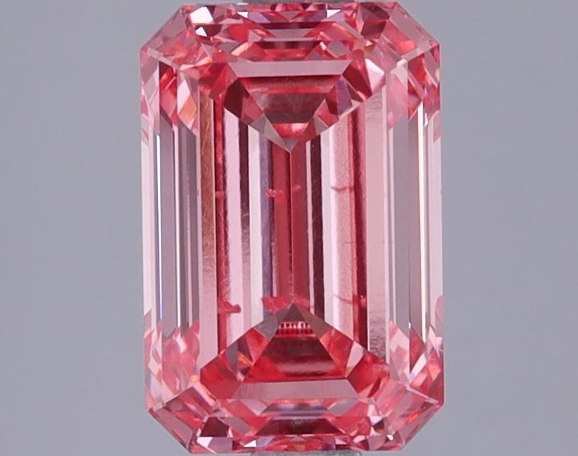 2.02 Ct. Fancy Vivid Pink Emerald Lab Grown Diamond