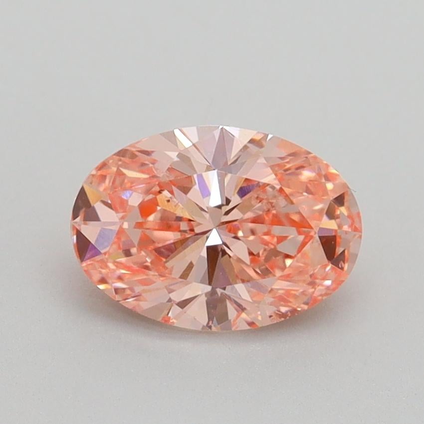 1.10 Ct. Fancy Intense Pink Oval Lab Grown Diamond