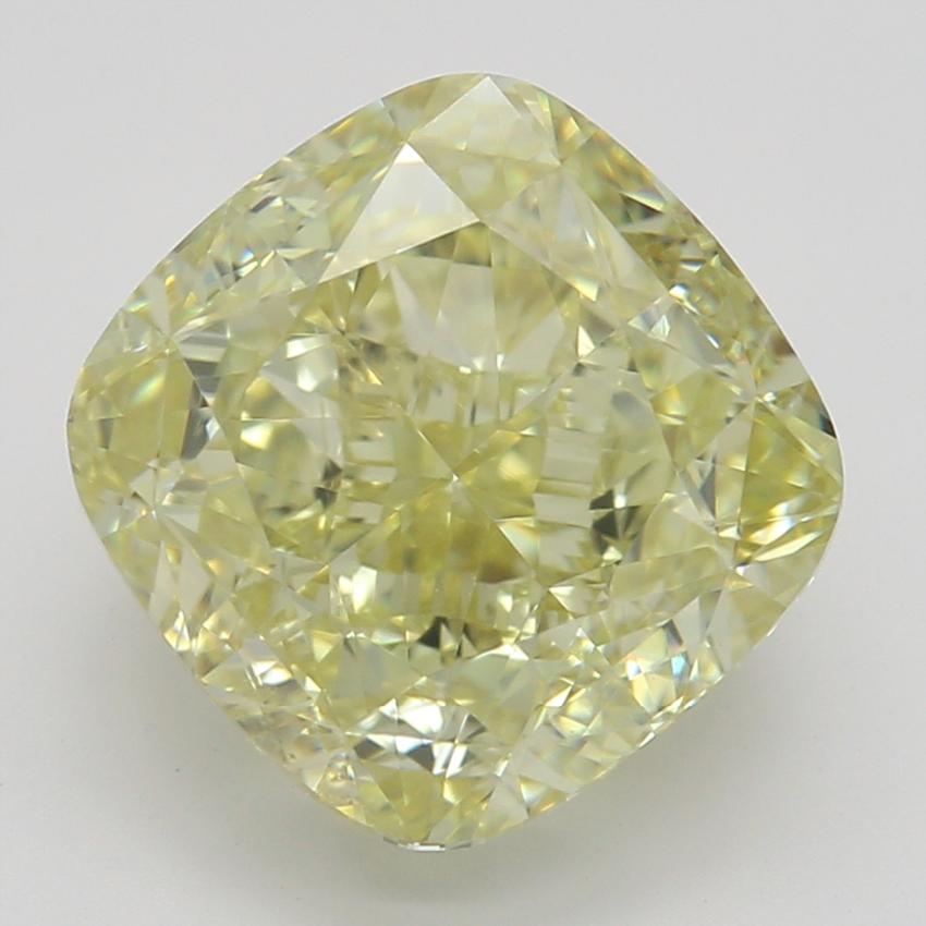 3.02 Ct. Fancy Light Brownish Yellow Cushion Diamond