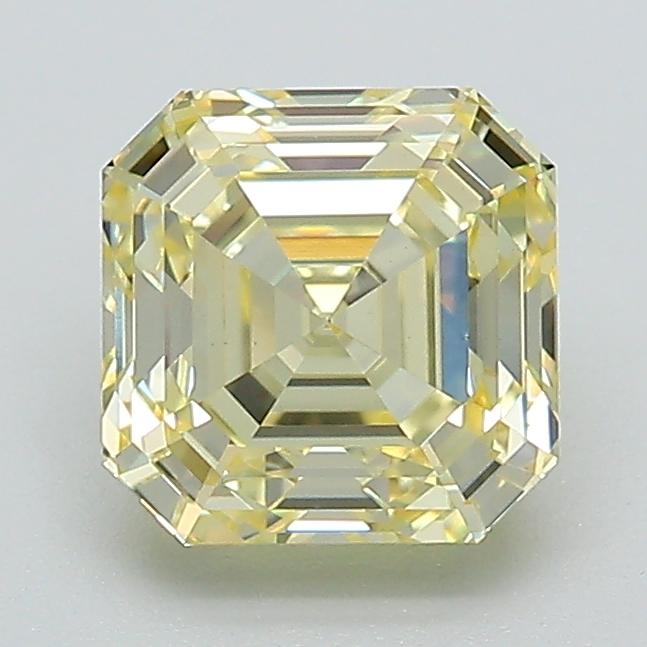 1.67 Ct. Fancy Intense Yellow Asscher Lab Grown Diamond