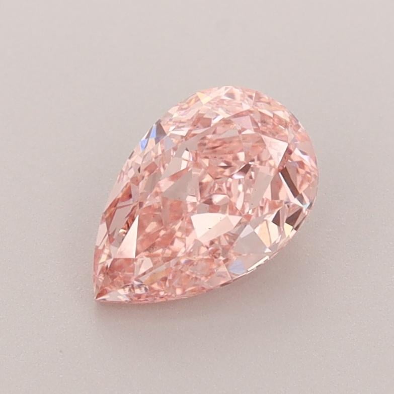 1.01 Ct. Fancy Vivid  Pink Pear Lab Grown Diamond