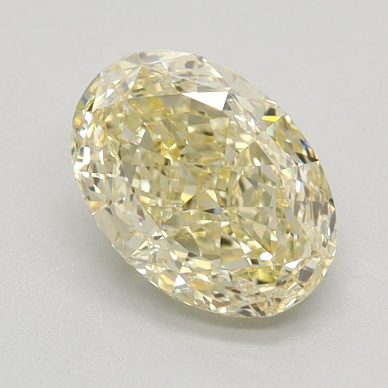 1.22 Ct. Fancy Intense Yellow Oval Lab Grown Diamond