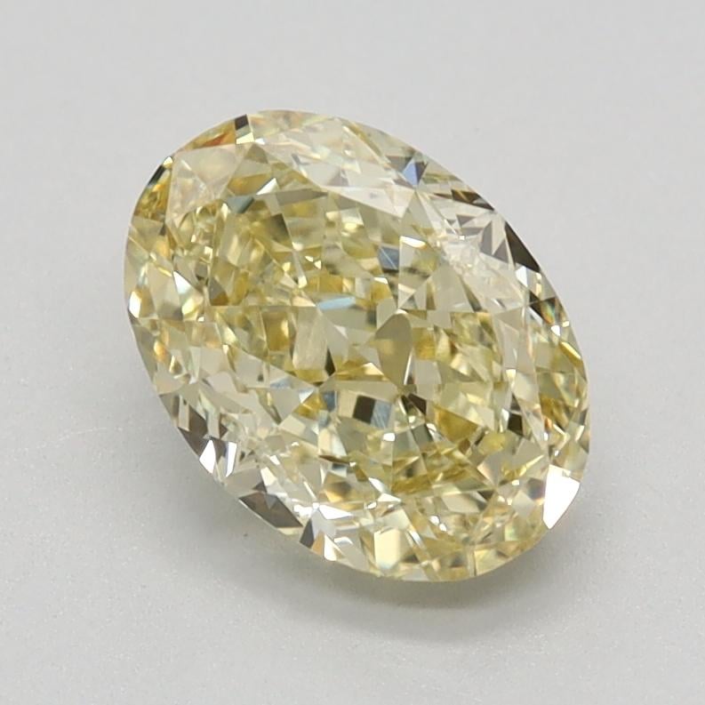 1.26 Ct. Fancy Yellow Oval Lab Grown Diamond