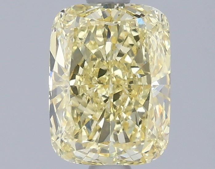 1.69 Ct. Fancy Intense Yellow Cushion Lab Grown Diamond