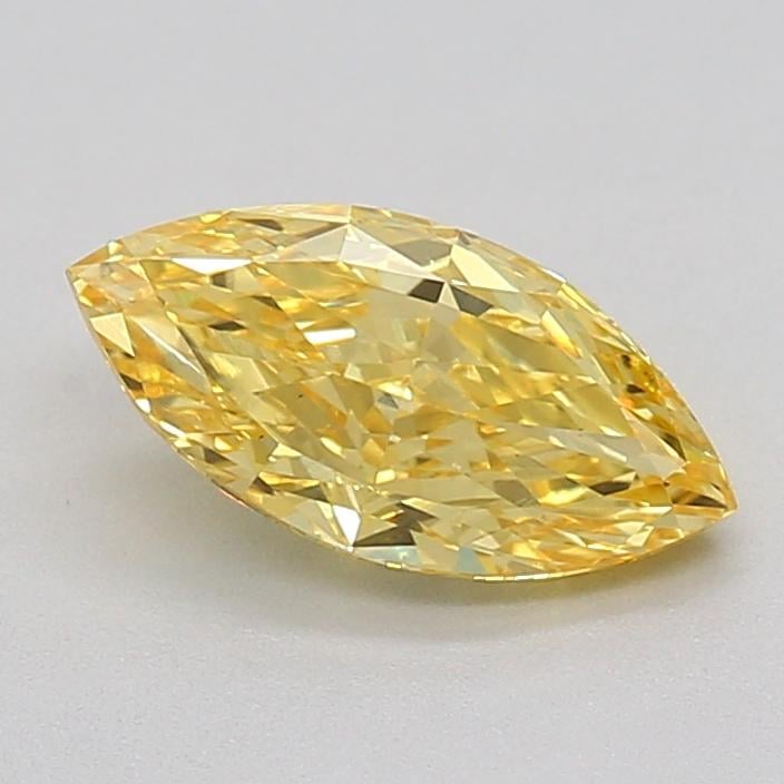 1.01 Ct. Fancy Intense  Yellow Marquise Lab Grown Diamond