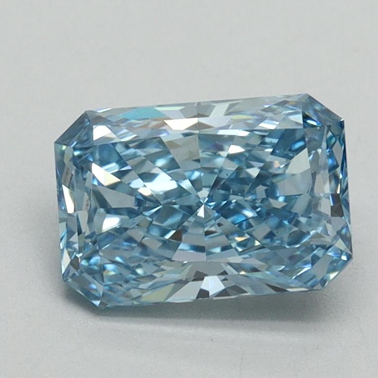 1.25 Ct. Fancy Vivid Blue Radiant Lab Grown Diamond
