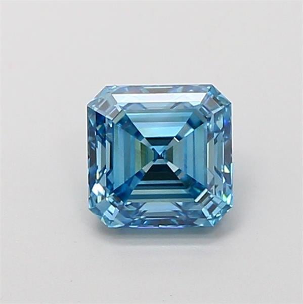 1.20 Ct. Fancy Vivid Blue Asscher Lab Grown Diamond