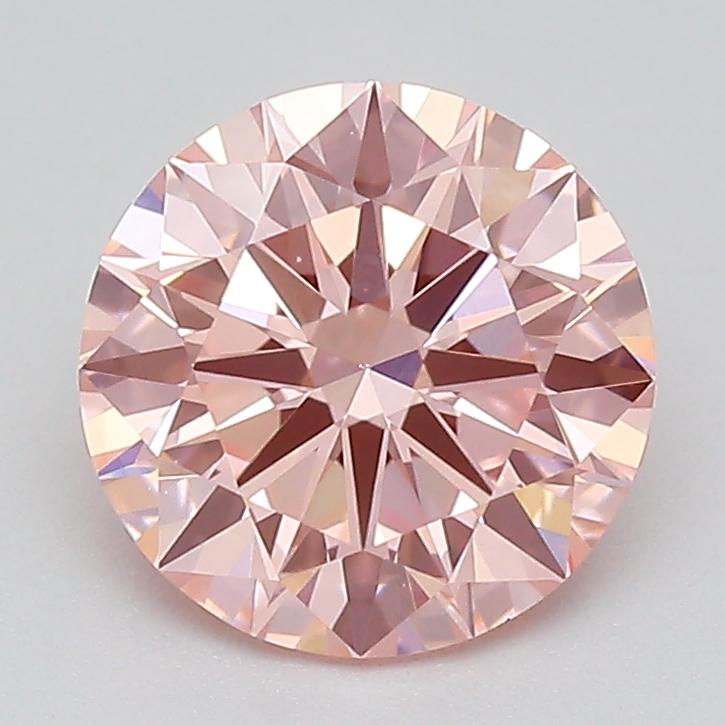 1.06 Ct. Fancy Vivid  Pink Round Lab Grown Diamond