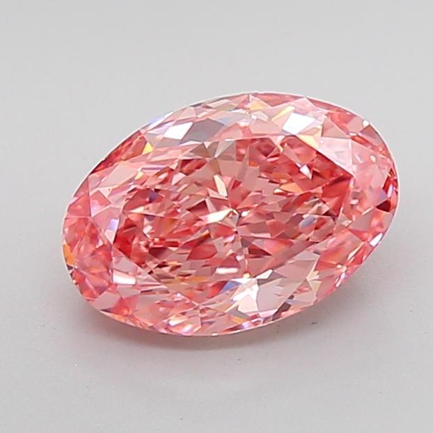 2.81 Ct. Fancy Pink Oval Lab Grown Diamond