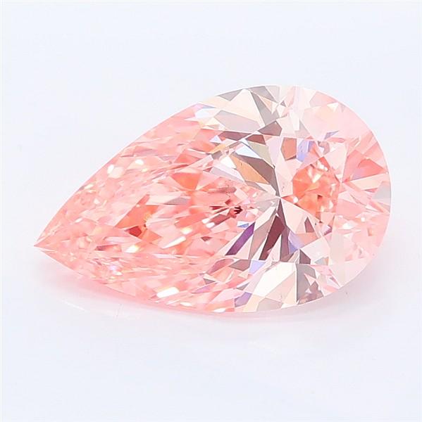 2.00 Ct. Fancy Vivid Pink Pear Lab Grown Diamond