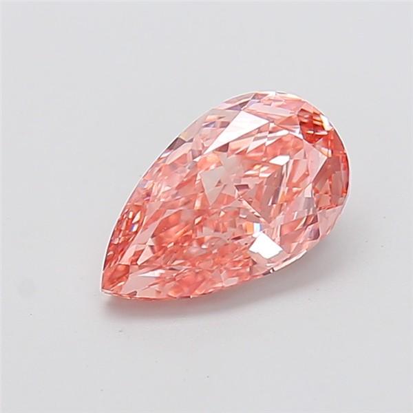 2.02 Ct. Fancy Vivid Pink Pear Lab Grown Diamond
