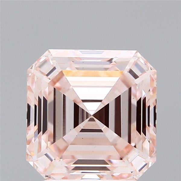 3.01 Ct. Fancy Pink Asscher Lab Grown Diamond