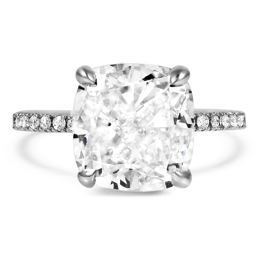 Custom Double Surprise Halo Diamond Ring