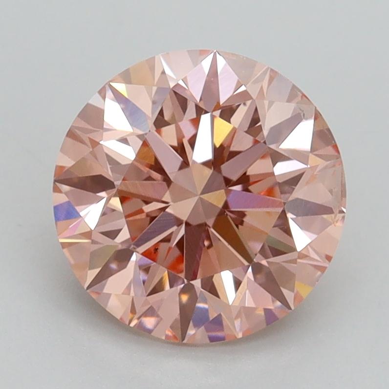 2.02 Ct. Fancy Intense Pink Round Lab Grown Diamond