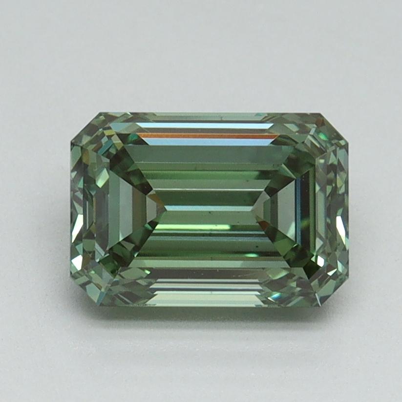 1.58 Ct. Fancy Vivid Green Emerald Lab Grown Diamond