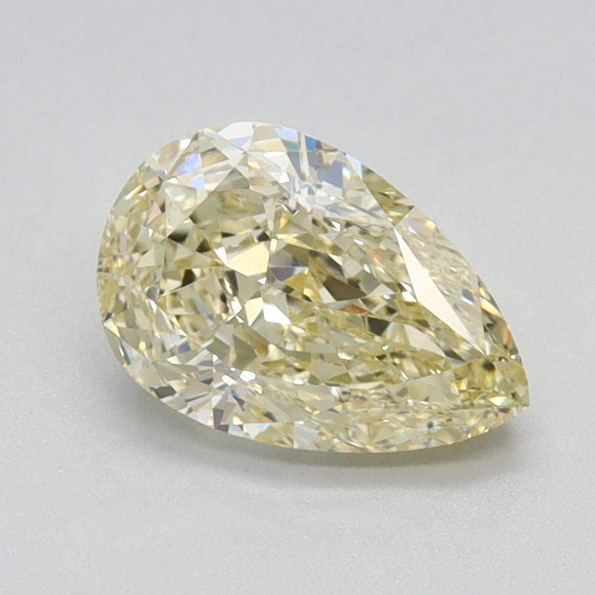 1.19 Ct. Fancy Light Yellow Pear Lab Grown Diamond