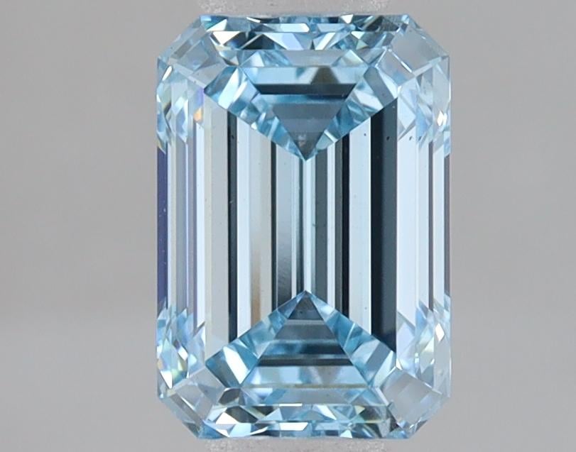 1.52 Ct. Fancy Intense Blue Emerald Lab Grown Diamond