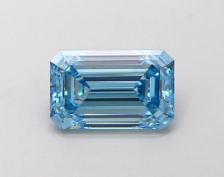 1.04 Ct. Fancy Vivid  Blue Emerald Lab Grown Diamond