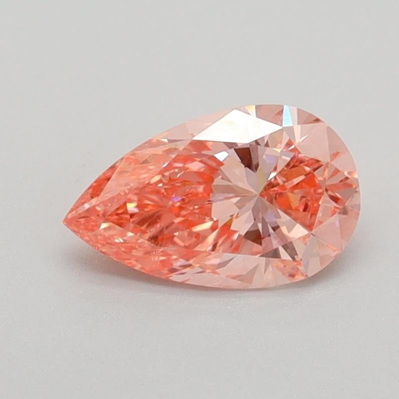 0.73 Ct. Fancy Vivid Pink Pear Lab Grown Diamond