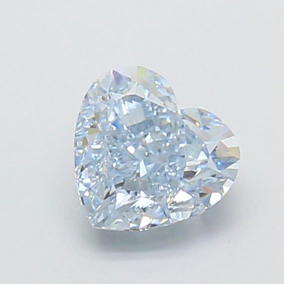 1.01 Ct. Fancy  Blue Heart Lab Grown Diamond