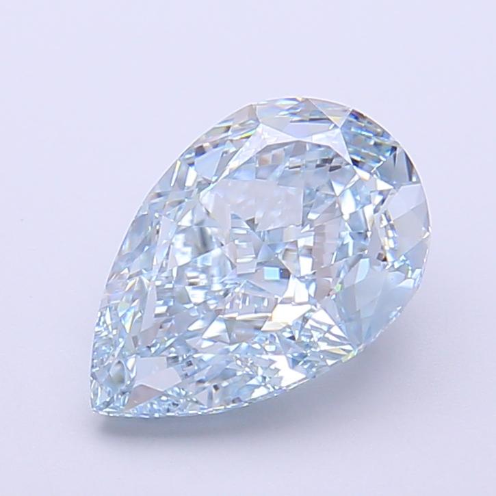 2.50 Ct. Fancy Intense  Blue Pear Lab Grown Diamond