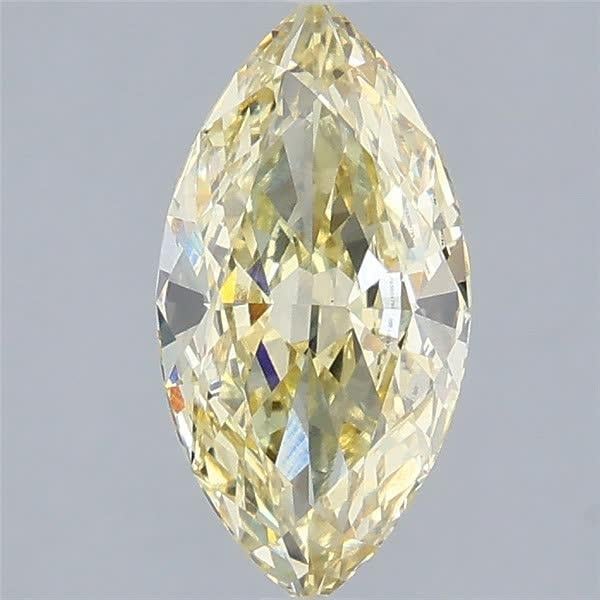 2.04 Ct. Fancy Intense  Yellow Marquise Lab Grown Diamond