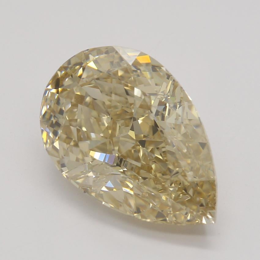 4.08 Ct. Fancy Light Yellow-Brown Pear Diamond