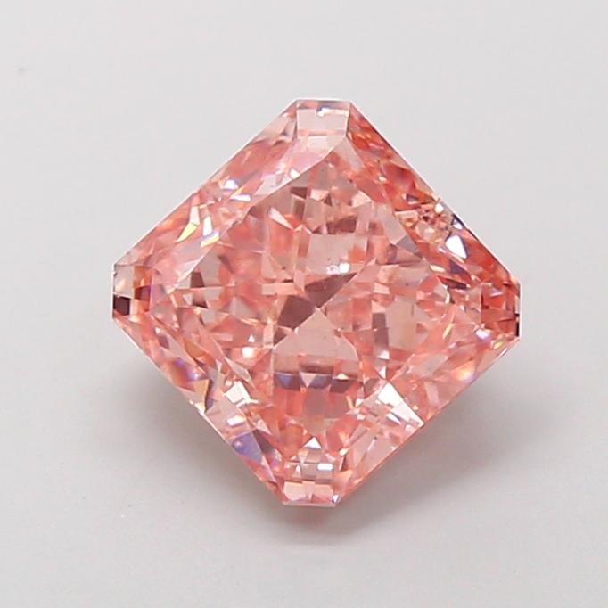 3.25 Ct. Fancy Intense  Pink Radiant Lab Grown Diamond