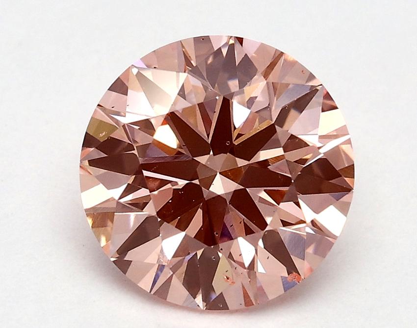 1.5 Ct. Fancy Vivid Pink Round Lab Grown Diamond
