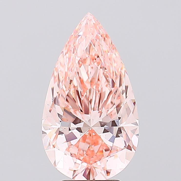 5.02 Ct. Fancy Intense Pink Pear Lab Grown Diamond