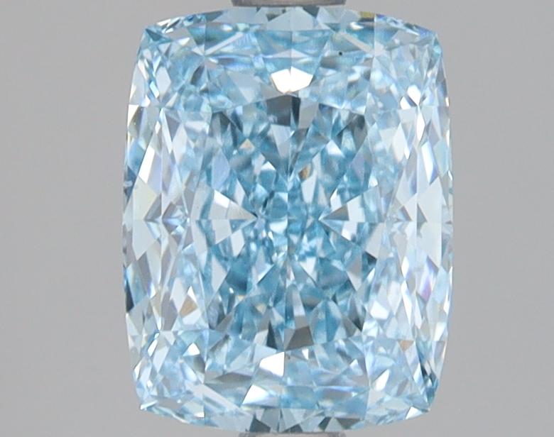 2.06 Ct. Fancy Intense Blue Cushion Lab Grown Diamond