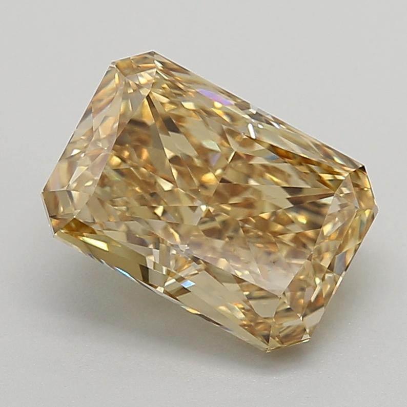 4.54 Ct. Fancy Intense  Yellow Radiant Lab Grown Diamond