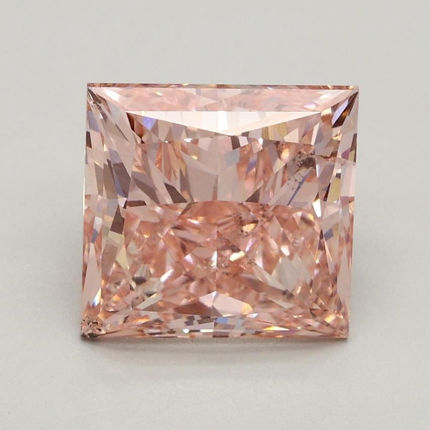 3.19 Ct. Fancy Intense Pink Princess Lab Grown Diamond