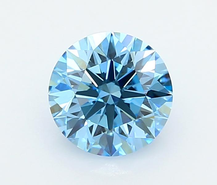 1.53 Ct. Fancy Vivid  Blue Round Lab Grown Diamond