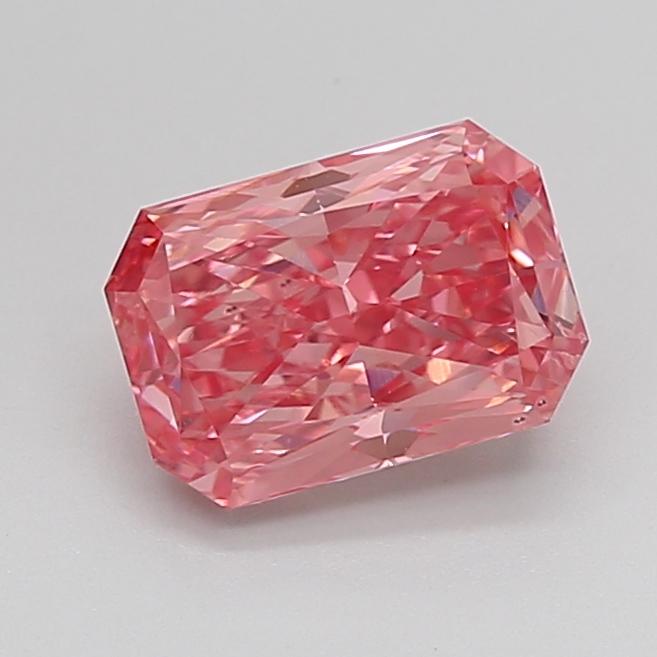 2.01 Ct. Fancy Vivid  Pink Radiant Lab Grown Diamond