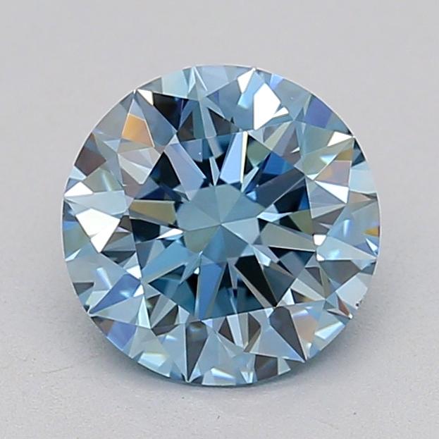 1.03 Ct. Fancy Vivid  Blue Round Lab Grown Diamond