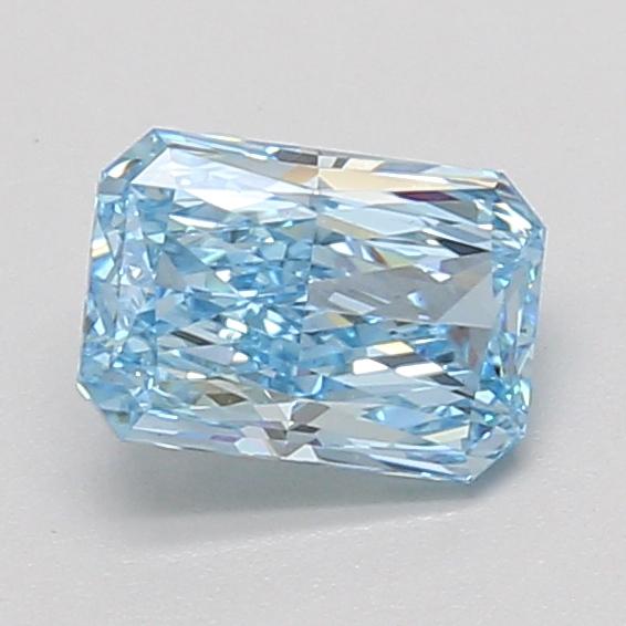 1.08 Ct. Fancy Vivid Blue Radiant Lab Grown Diamond