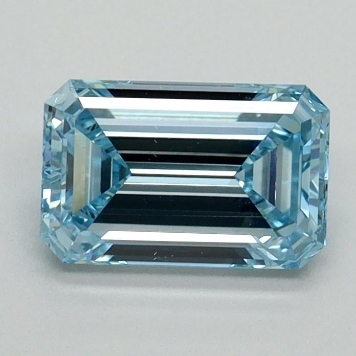 1.09 Ct. Fancy Intense Blue Emerald Lab Grown Diamond