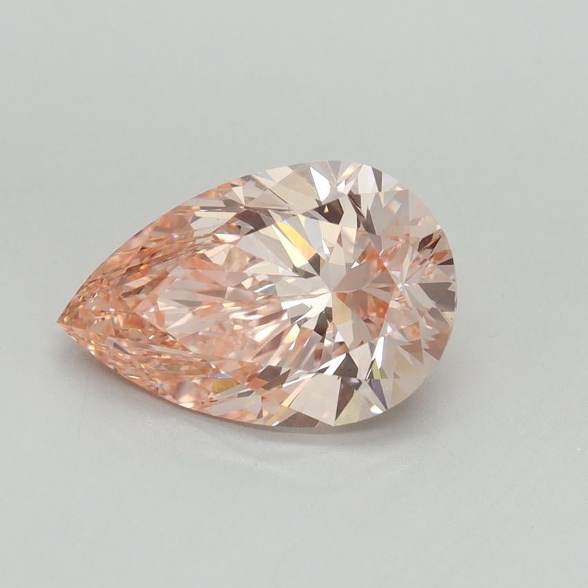3.00 Ct. Fancy Vivid Pink Pear Lab Grown Diamond