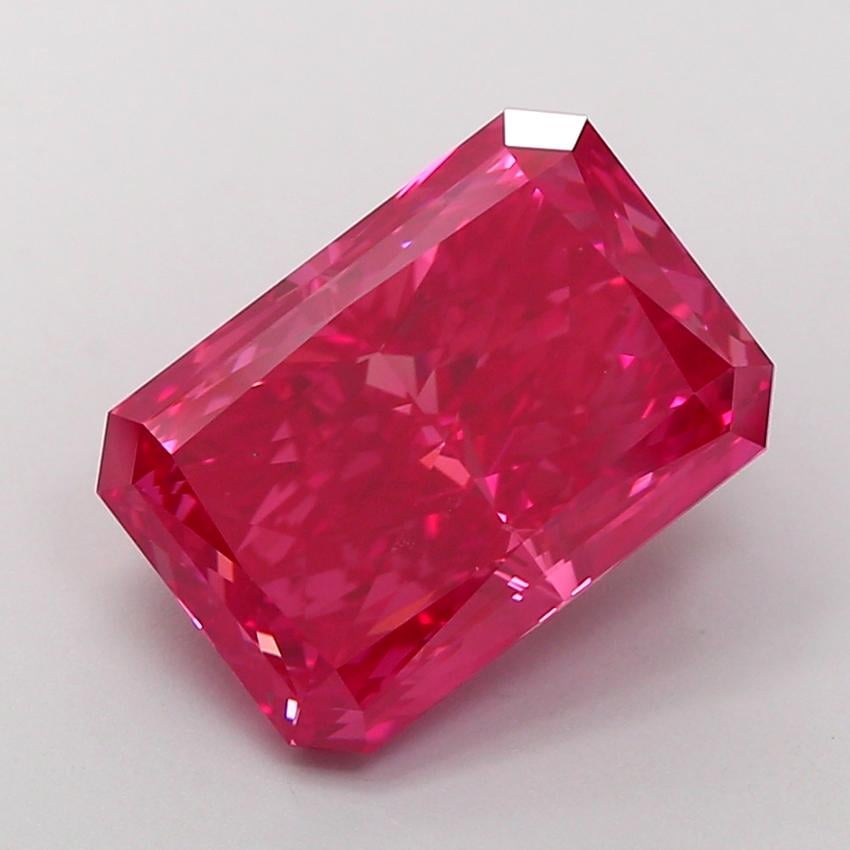 6.50 Ct. Fancy Red Radiant Lab Grown Diamond