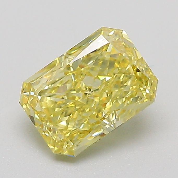 1.10 Ct. Fancy Intense  Yellow Radiant Lab Grown Diamond