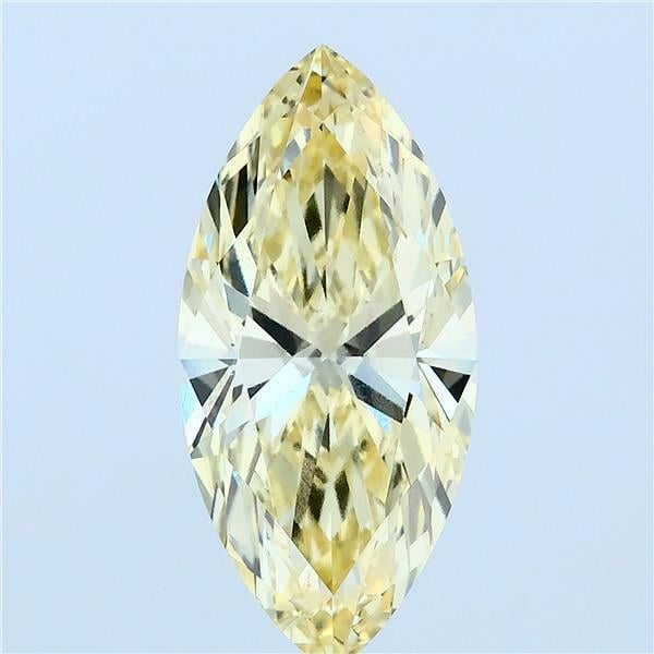 3.00 Ct. Fancy Yellow Marquise Lab Grown Diamond
