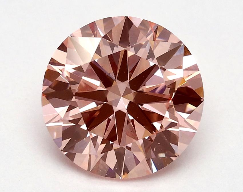 1.80 Ct. Fancy Vivid Pink Round Lab Grown Diamond