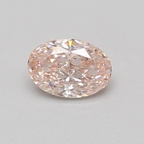 0.44 Ct. Fancy Intense Pink Oval Lab Grown Diamond